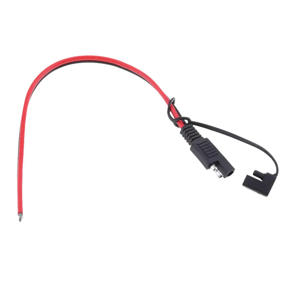 DIY SAE Cable Copper Core Power Charger 15A Extension Adapter Line for Solar Battery Automotive Use Waterproof Dustproof Harness