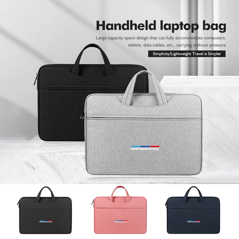 Funda impermeable para portátil con logotipo de coche BMW, funda para portátil, funda para ordenador, maletín serie 1, 3, 5, X1, X3, X4, X5, X7, G20, G38, F20, F39