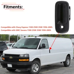 Car Exterior Door Handle Front Left or Rear Right Side For Chevy Express GMC Savana 1500 2500 3500 1996-2009 15739871 15167641