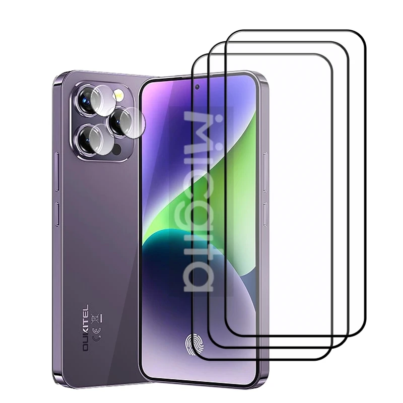 Full Glue Screen Protector For Oukitel P1 Smartphone Glass 6.7"Anti-Scratch For Oukitel P1 Soft fiber lens film
