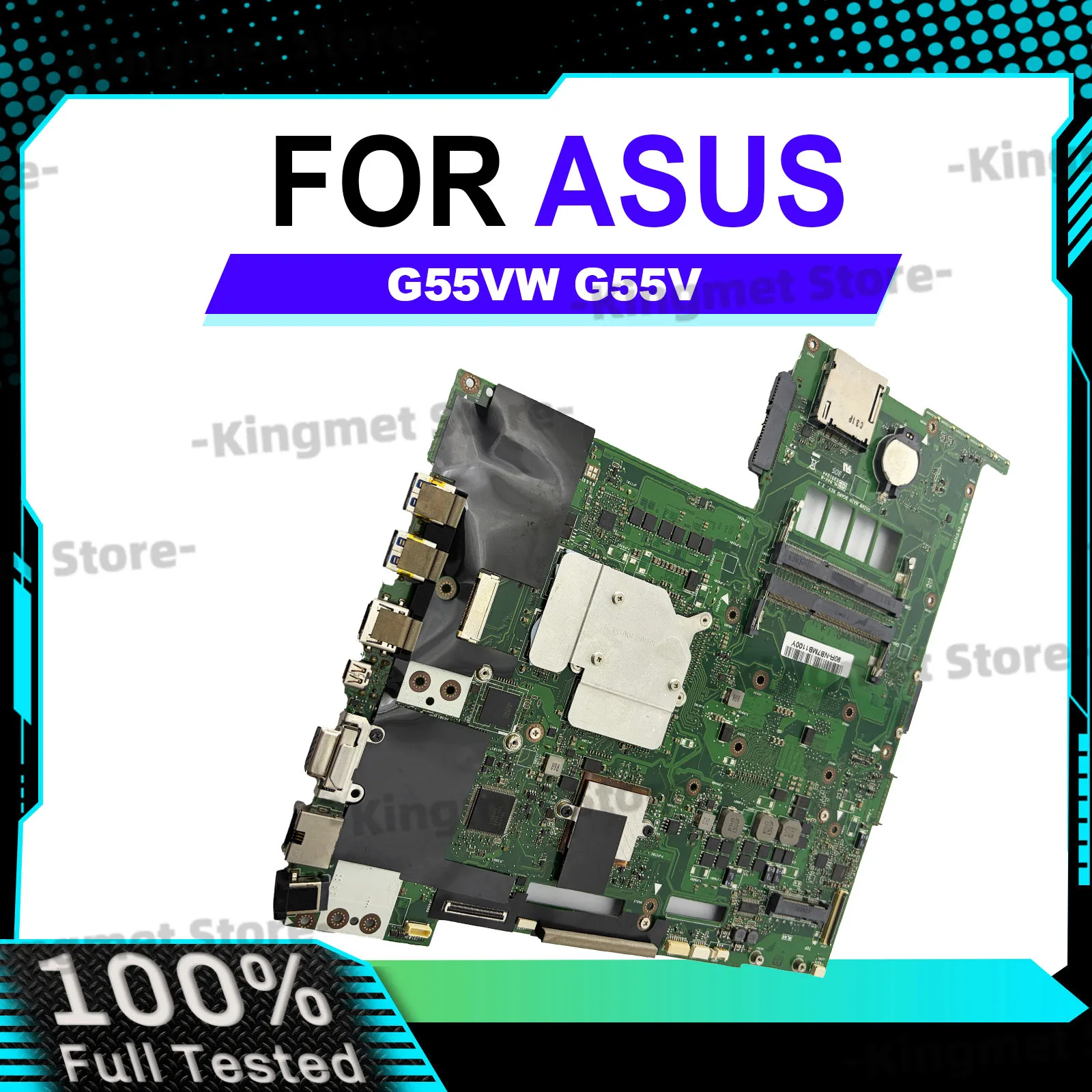 G55VW Laptop Motherboard For ASUS G55VW G55V Notebook Mainboard This item is in stock 100% tests OK fast shipping High quality
