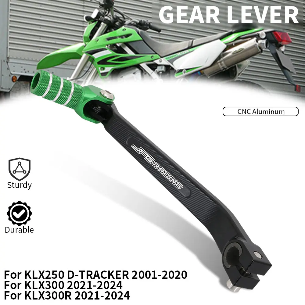 Motorrad Schalthebel Shifter und Teile CNC Fuß Bremshebel Pedal Für KAWASAKI KLX 250 D-TRACKER 2001-2020 KLX300R 2024