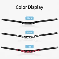 Manillar de fibra de carbono 3K para bicicleta de montaña, barra elevadora, 720 mm, manillar de bicicleta de carretera, ultraligero T700 negro, H002A272