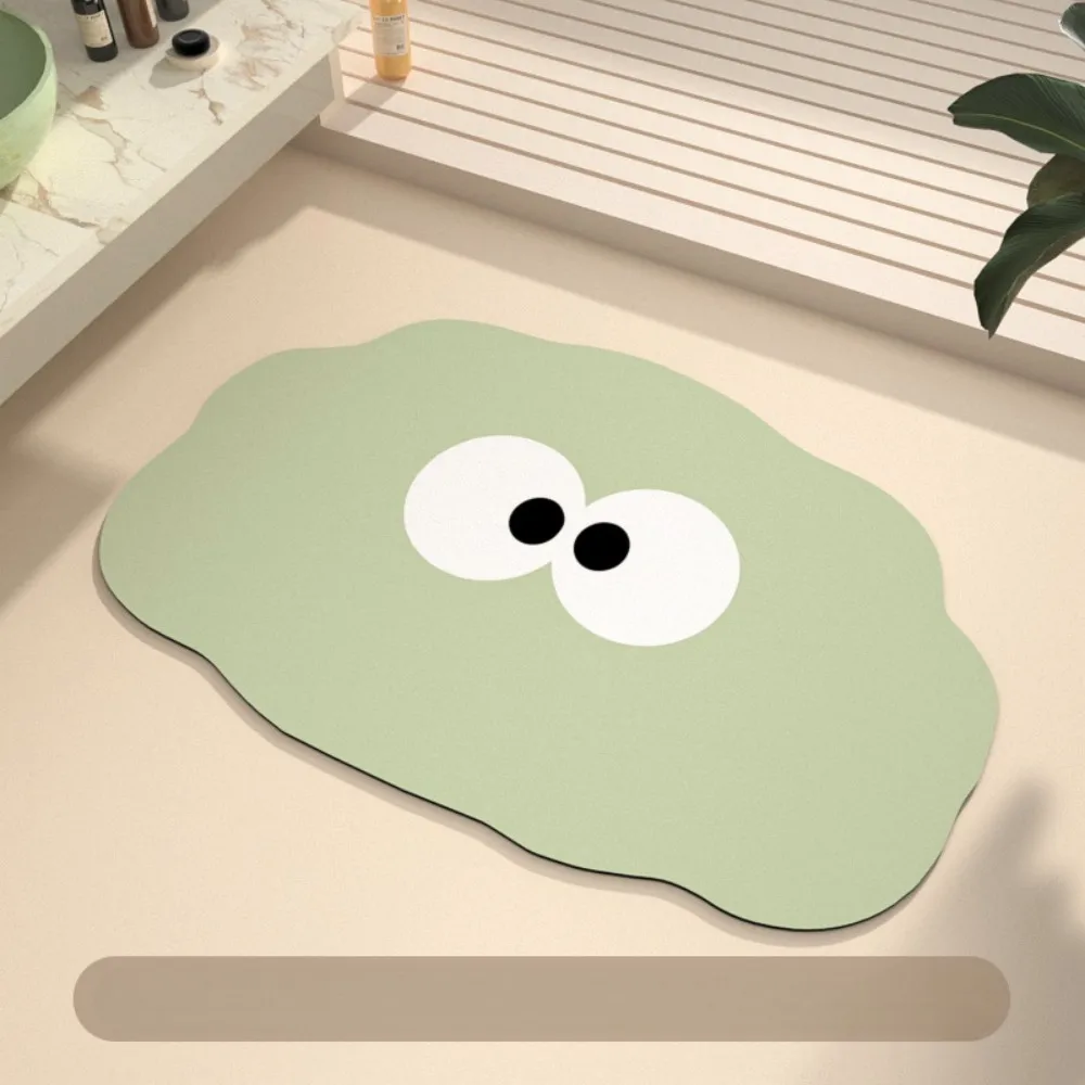 

VIKAMA Cute Fun Clouds Bathroom Carpet Non Slip Water Absorbent Quick Drying Floor Mats Ins Wind Healing Home Decoration