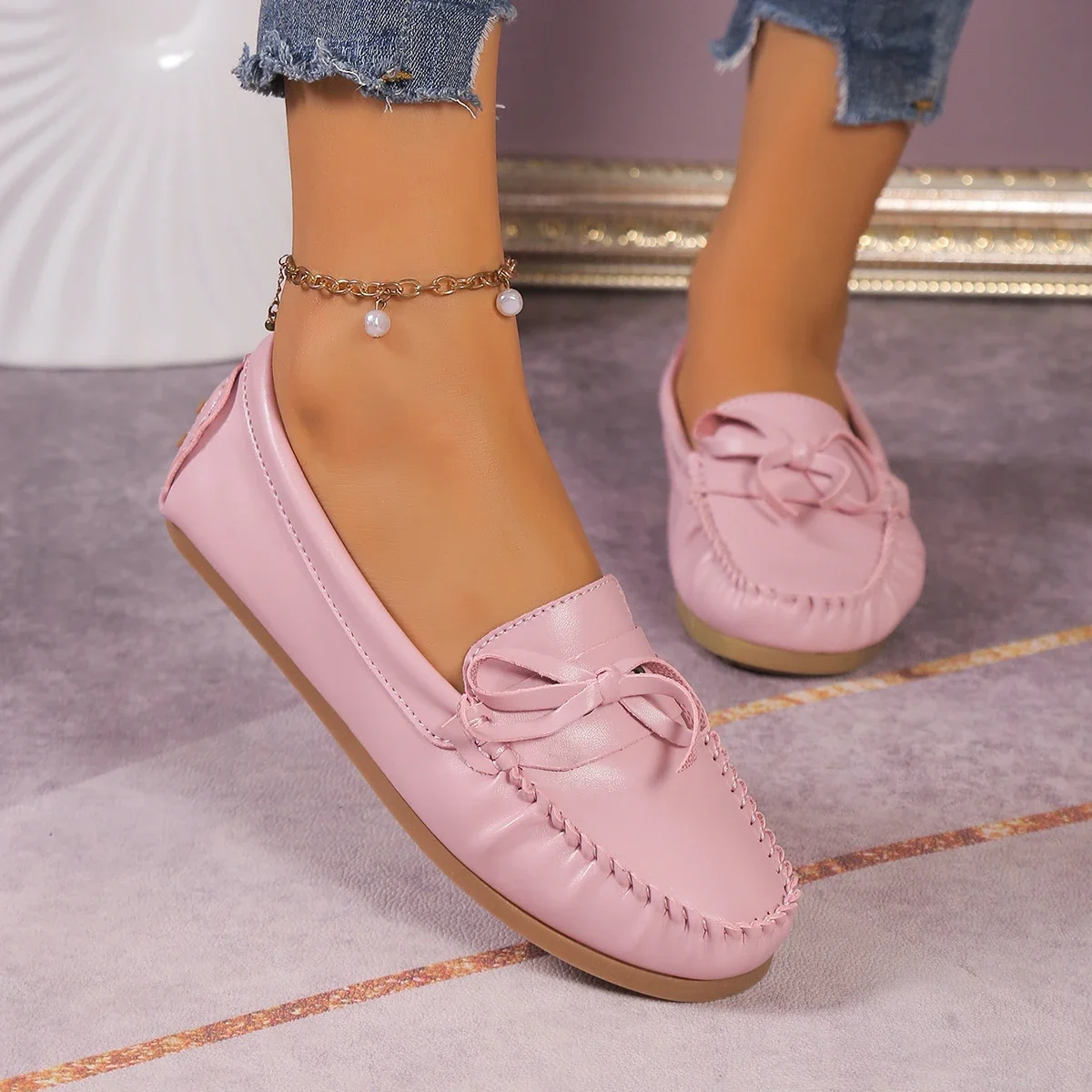 

Women Shoes Slip On Loafers For Ballet Flats Women Moccasins Casual Sneakers Zapatos Mujer Flat Shoes For Women Casual Shoes