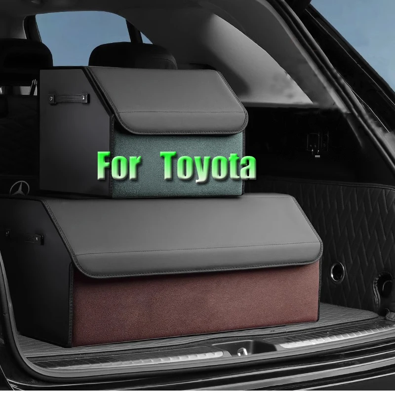 

Custom Fit Collapsible Car Trunk Storage Box For Toyota RAV4 Coralla Hilux Land Cruiser FJ Camry 40 Storage Auto Accessories