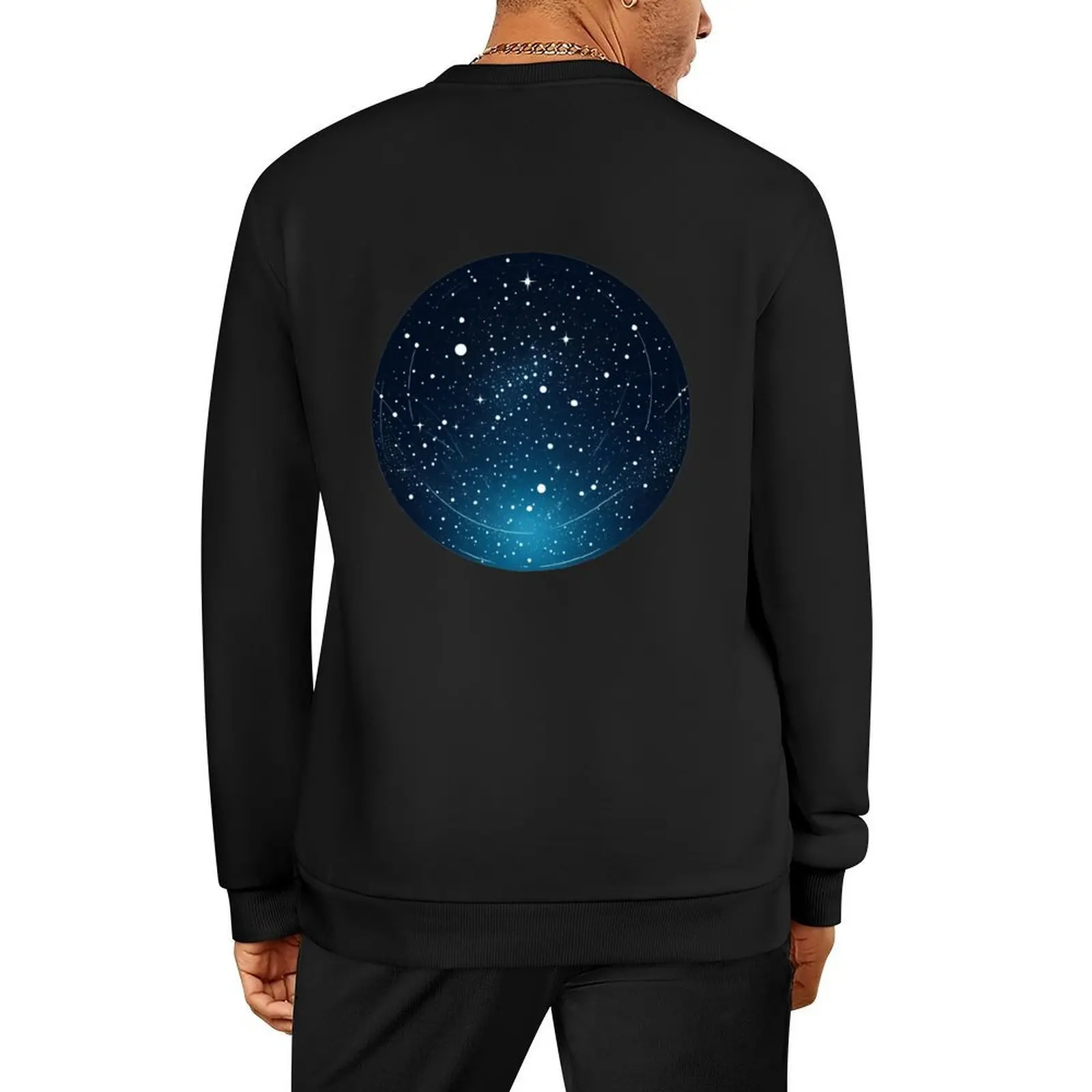 

Celestial Elegance: Starry Constellation Sphere Pullover men's winter sweater men's coat male clothes autumn new in sweatshirts