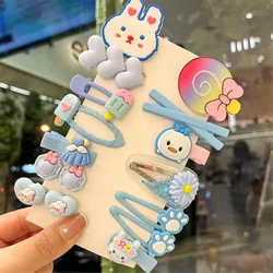 14pcs Cute Kids Hair Clip Fashion stile coreano Infant Birthday Party accessori per capelli per bambina Set bambini Bobby Pins