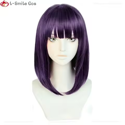 Marin Kitagawa 37cm Dark Purple Wig Anime COS Darling Kuroe Shizuku Marin Cosplay Wig Heat Resistant Hair Wigs + Wig Cap
