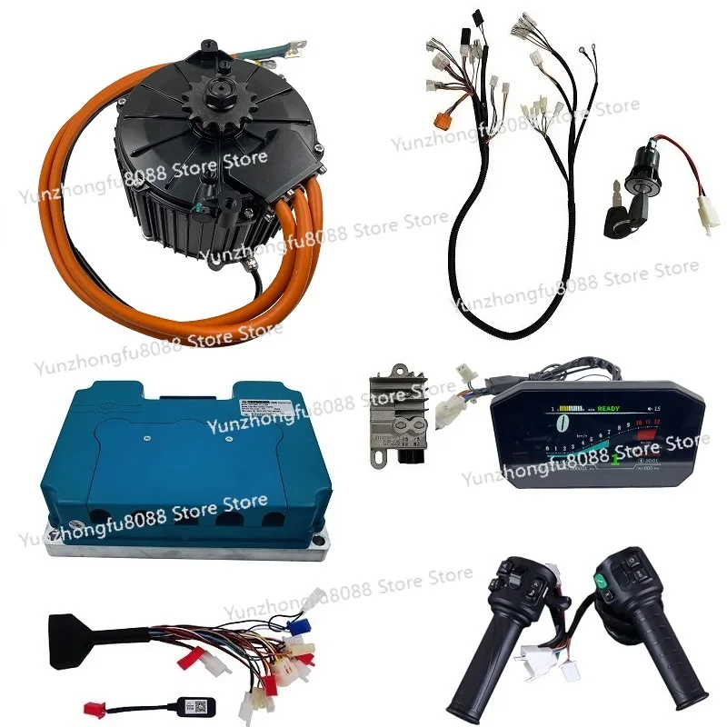 

10000W Electric Mid-Drive Power train Kits For off road Dirt bike with fardriver controller and TFT Display