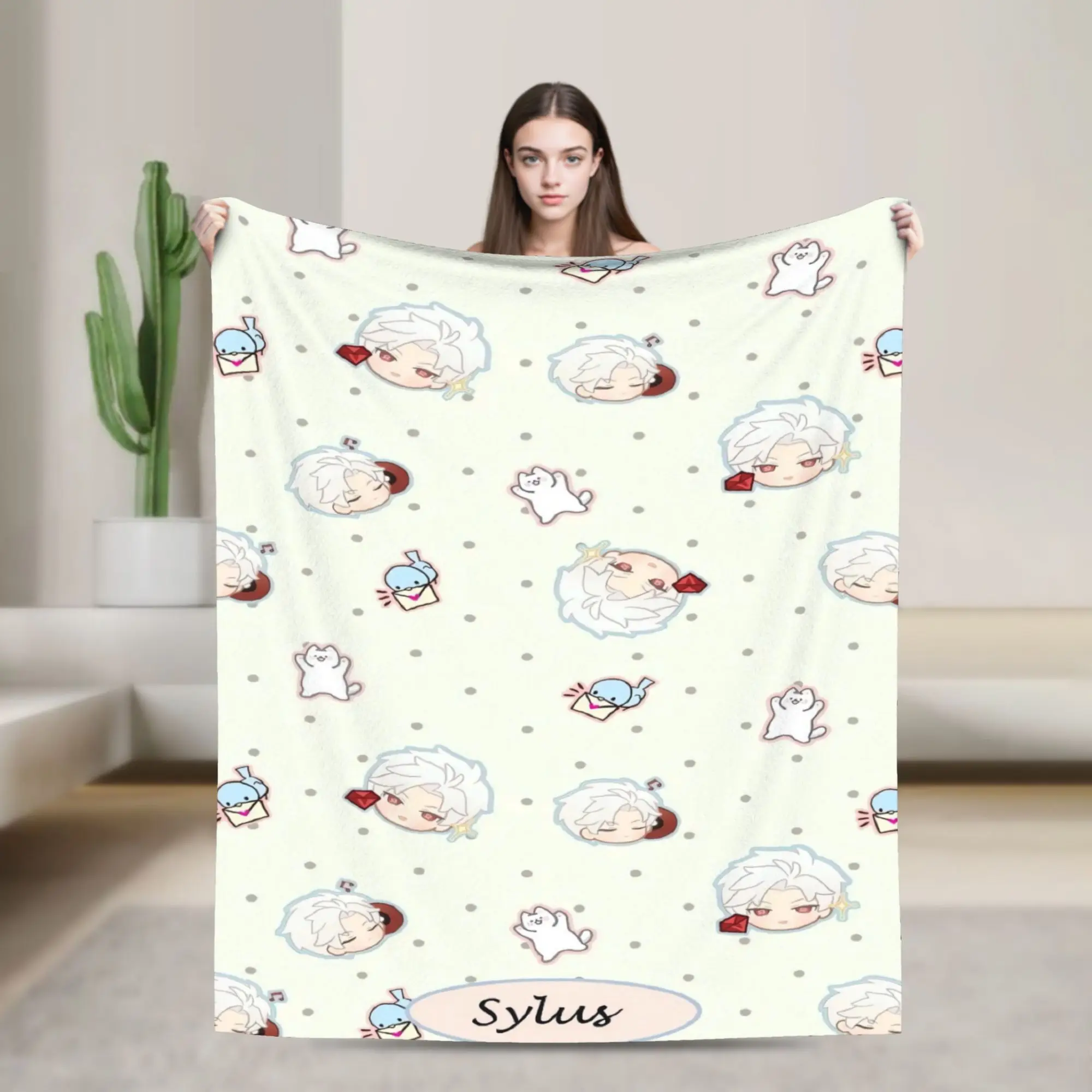 COOL V-Valko L-Love and Deepspace Blanket  Picnic Flannel Throw Blanket For Bedroom Soft Design Quality Bedspread Gift
