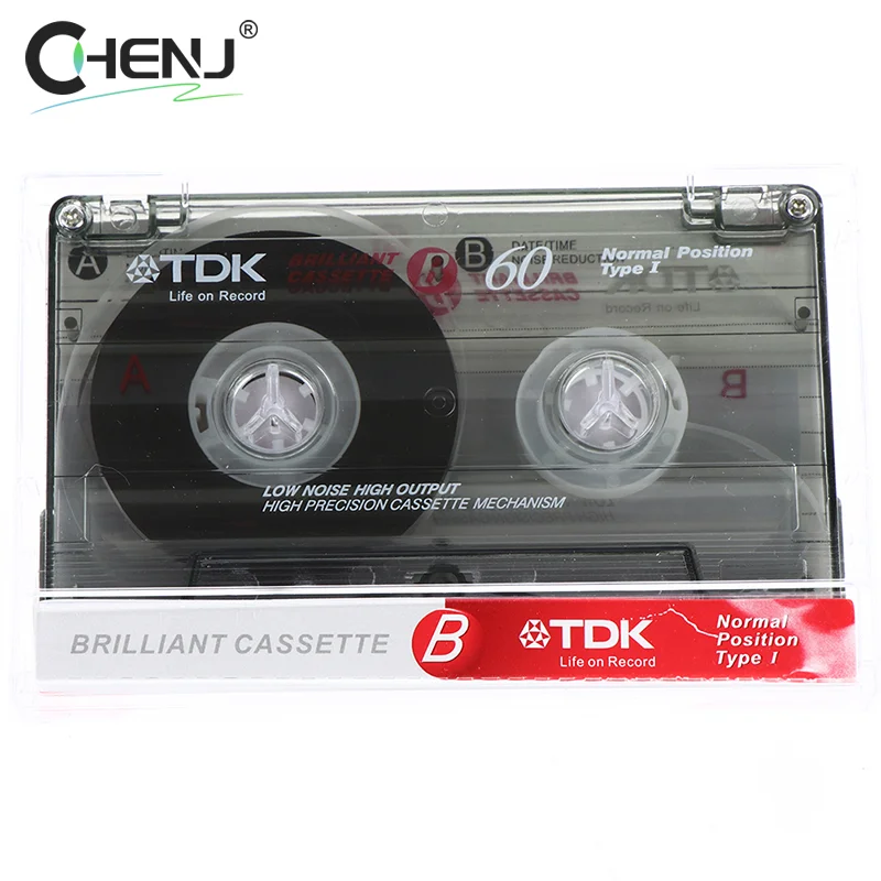 1pcs 60 Minutes Standard Cassette Blank Tape Player Empty Magnetic Audio Tape Recording For Speech Music Recording Accessories