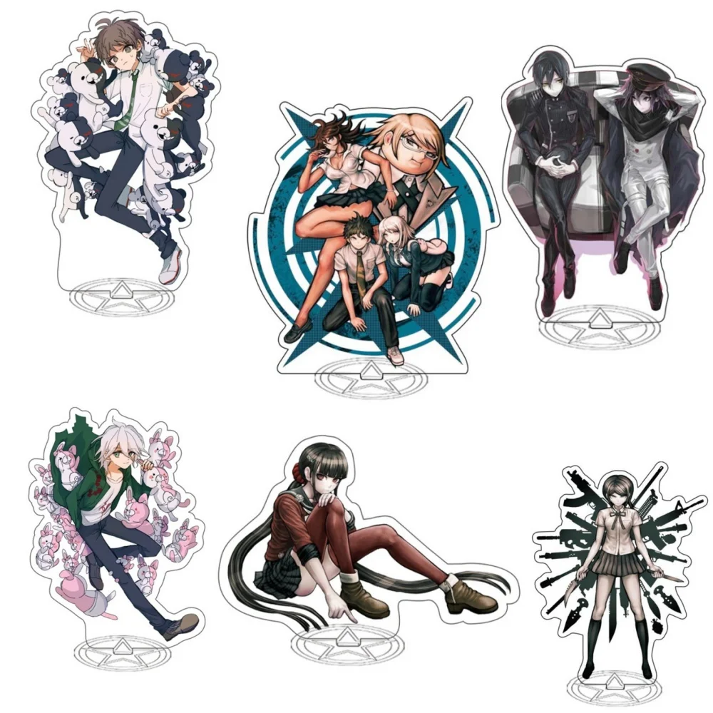 Anime figure Danganronpa V3 figurine Trigger Havoc Acrylic Stand Model Plate Desk Decor Standing Sign Cartoon Peripheral Gifts