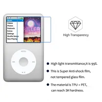 3PCS Explosion-proof Screen Protector For IPod Classic Water-proof HD Clear PET Screen Protective Film NOT Glass For Apple