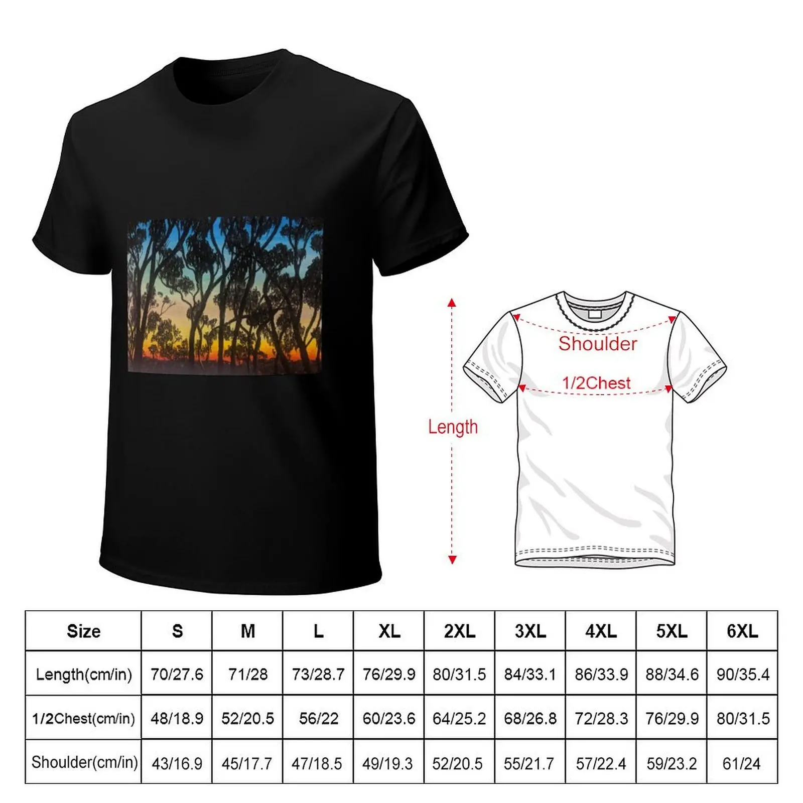 Sunset at Eagle Lodge T-Shirt Lightweight Sport Basic T-Shirt