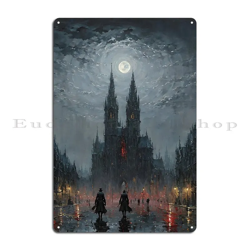 Cathedral Of The Hunt Metal Plaque Poster Pub Retro Custom Decoration Customize Tin Sign Poster