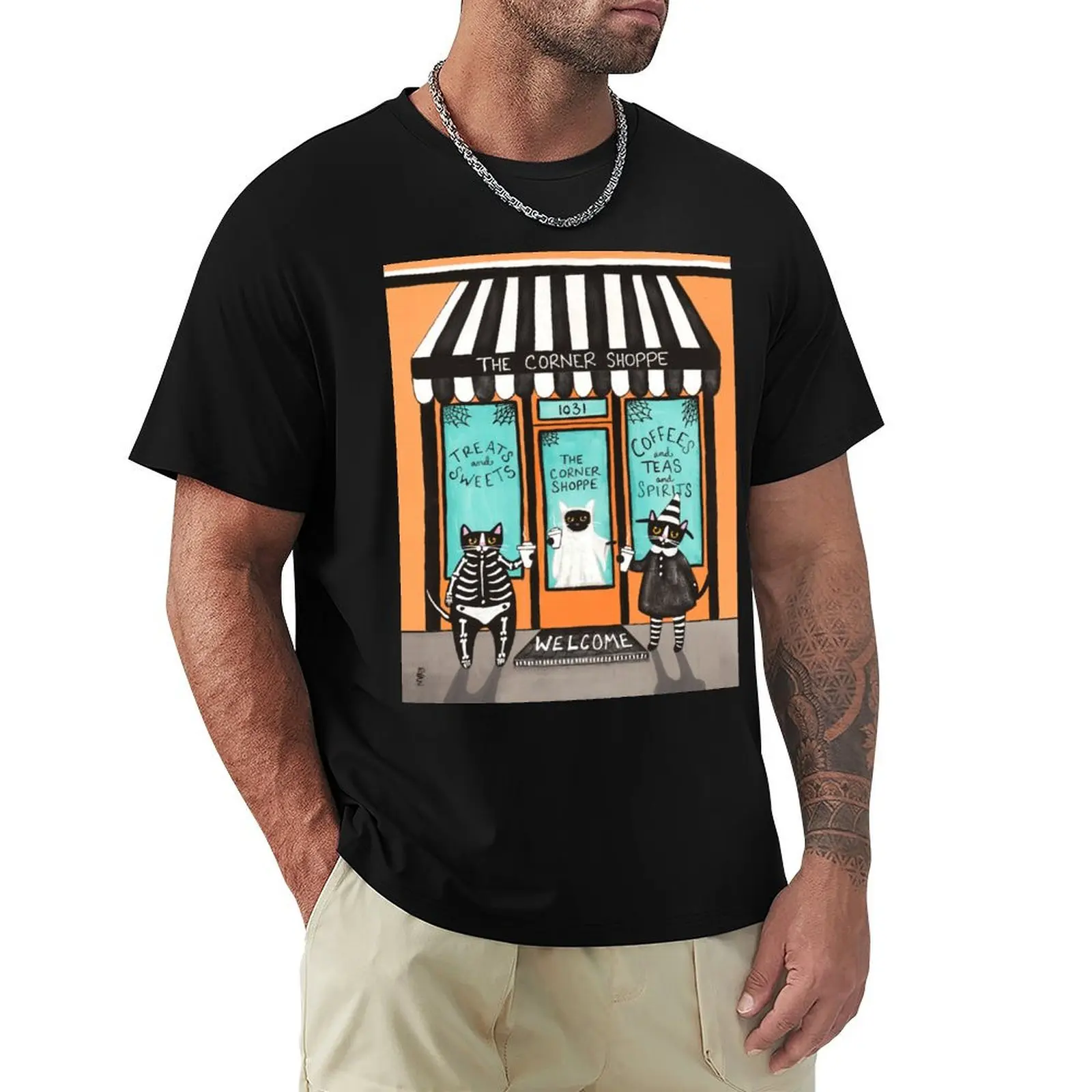 The Halloween Corner Shoppe T-Shirt Breathable Sportswear T-Shirt for Men