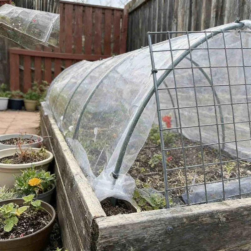 Courtyard Agriculture Greenhouse18pcs30pcsGreen Plant Greenhouse Support Tunnel Frame Stable Gardening Farm Courtyard Agricultur