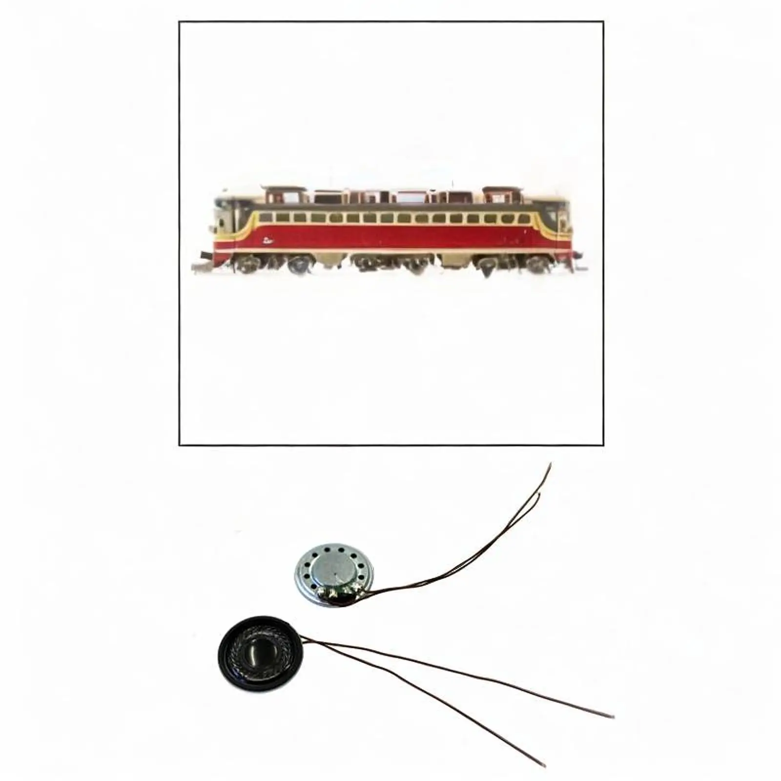 HO Scale Trains Speaker Lightweight Replace Train Accessories Model Railway Accessories for 1/87 HO Model Trains DIY Modified