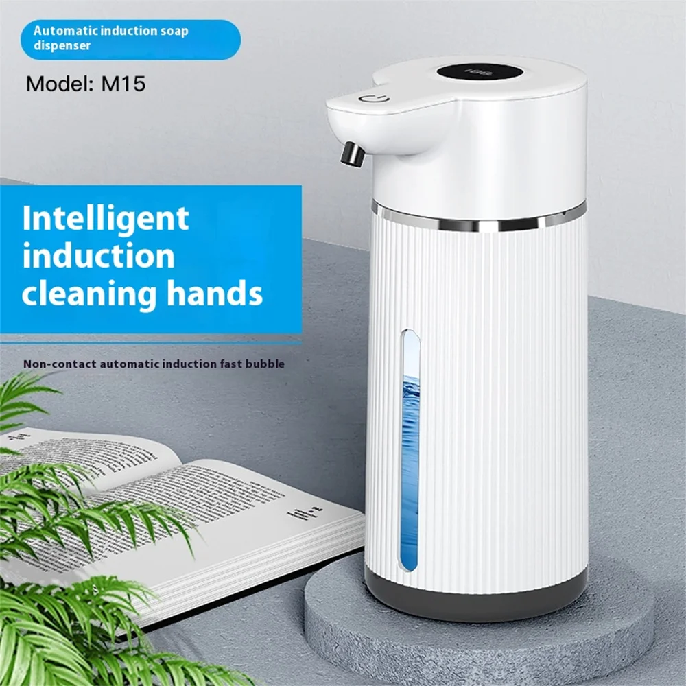 

2024 New 420ML Automatic Foaming Soap Dispenser 4 Gear Infrared Sensor USB Rechargeable Sanitizer Dispenser Wall Mounted IPX6