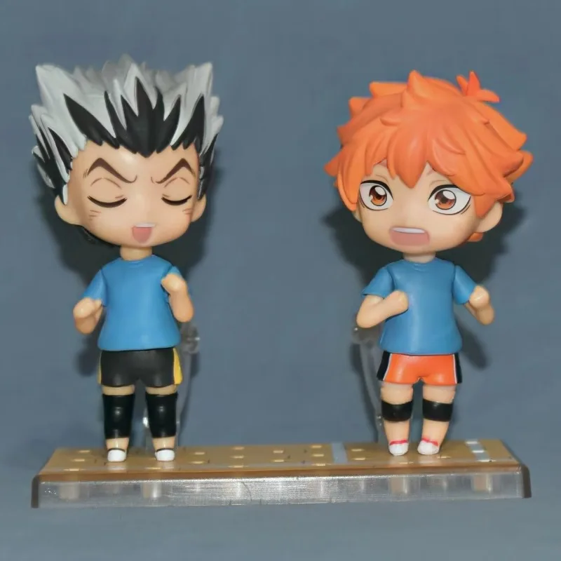 

Haikyuu Ace Rules 10cm Q version Nendoroid 2035 Bokuto Kotaro 2034 Hinata Shoyo Figure Model Ornament For Friends gifts