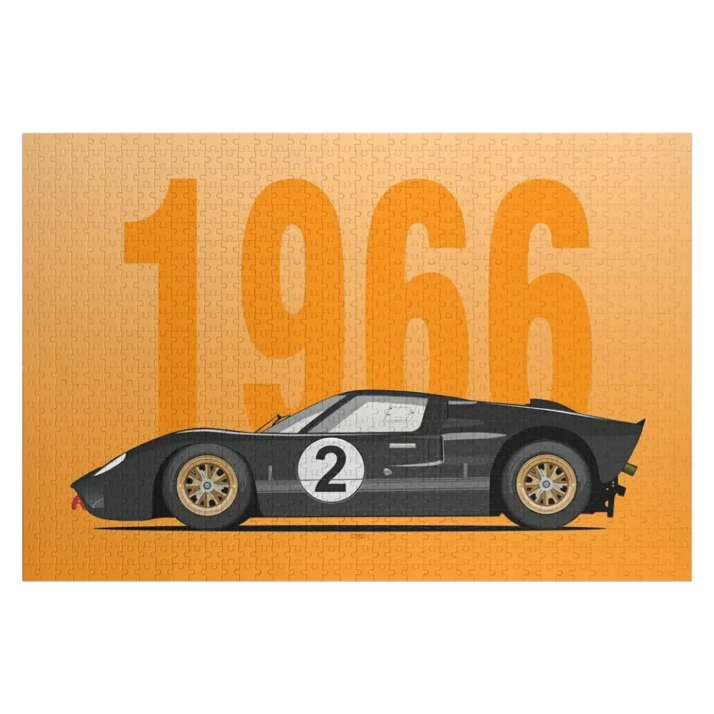 

1966 GT40 Lemans winner Jigsaw Puzzle Wood Name Game Children Puzzle