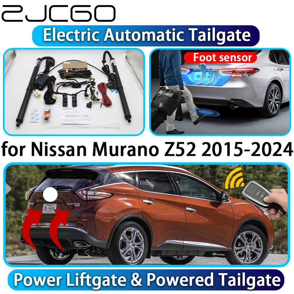

ZJCGO for Nissan Murano Z52 2015-2024 OEM Automatic Power Liftgate Powered Tailgate Intelligent System Trunk Lift Control Kit