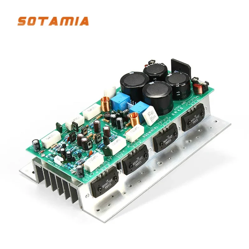 

SOTAMIA SanKen1494 3858 Power Amplifier Board Stereo Amplifier 450Wx2 Mono 800W Sound Amplificador Audio Speaker Home Amplify