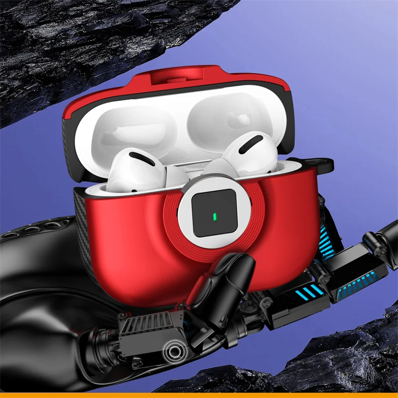 Earphone Case for AirPods 4 Gen Pro 2 Headphone Protective Cover for AirPods 3 Generation Shockproof Anti-fall Protector Sleeve