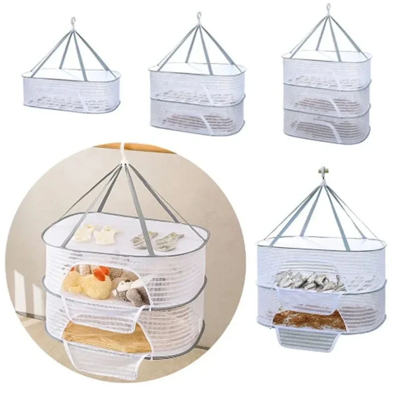 

Three-layer Net Anti-mosquito Drying Fish Net Strong and Durable Dry Goods Net Drying Salted Fish Drying Artifact