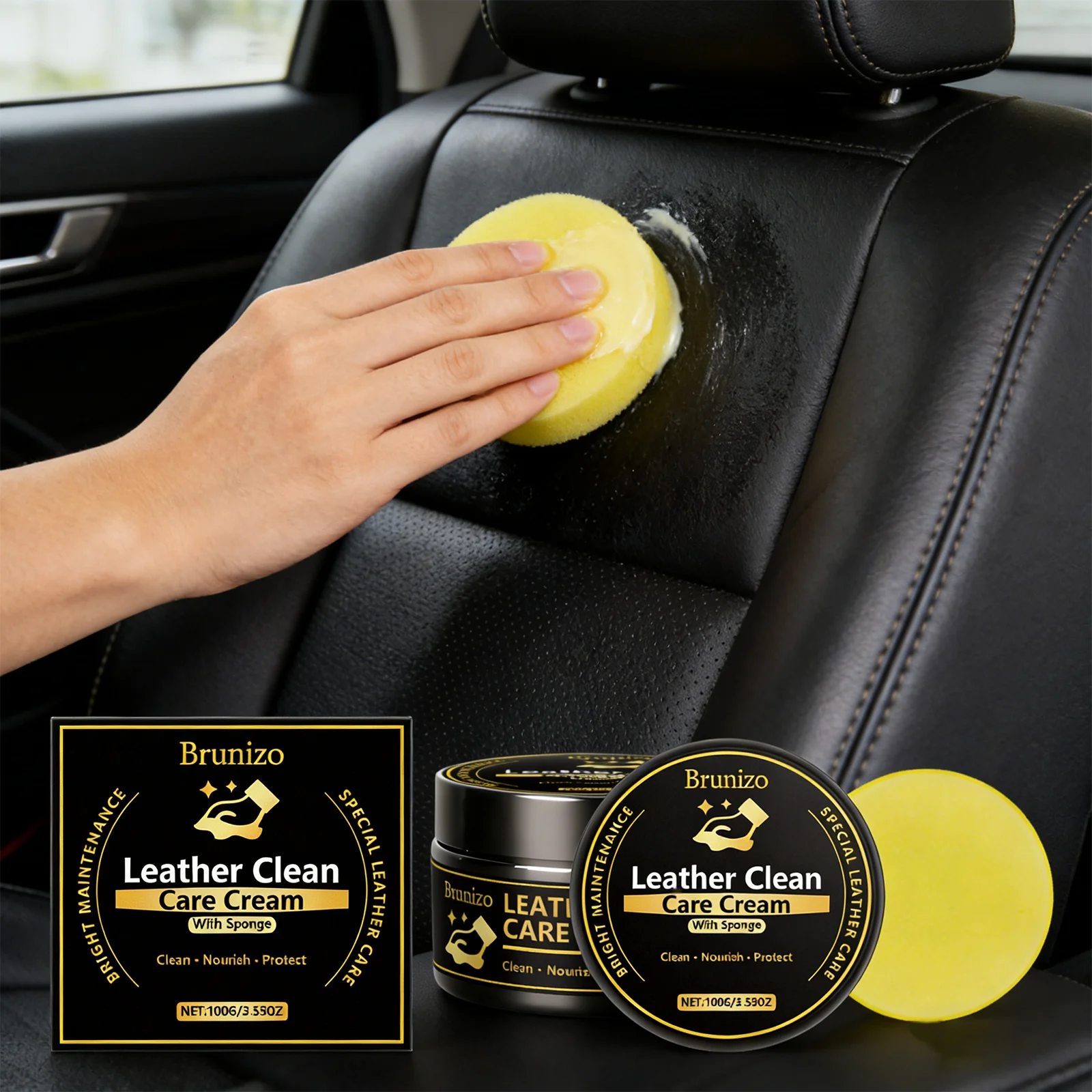Leather Car Cleaning Kit