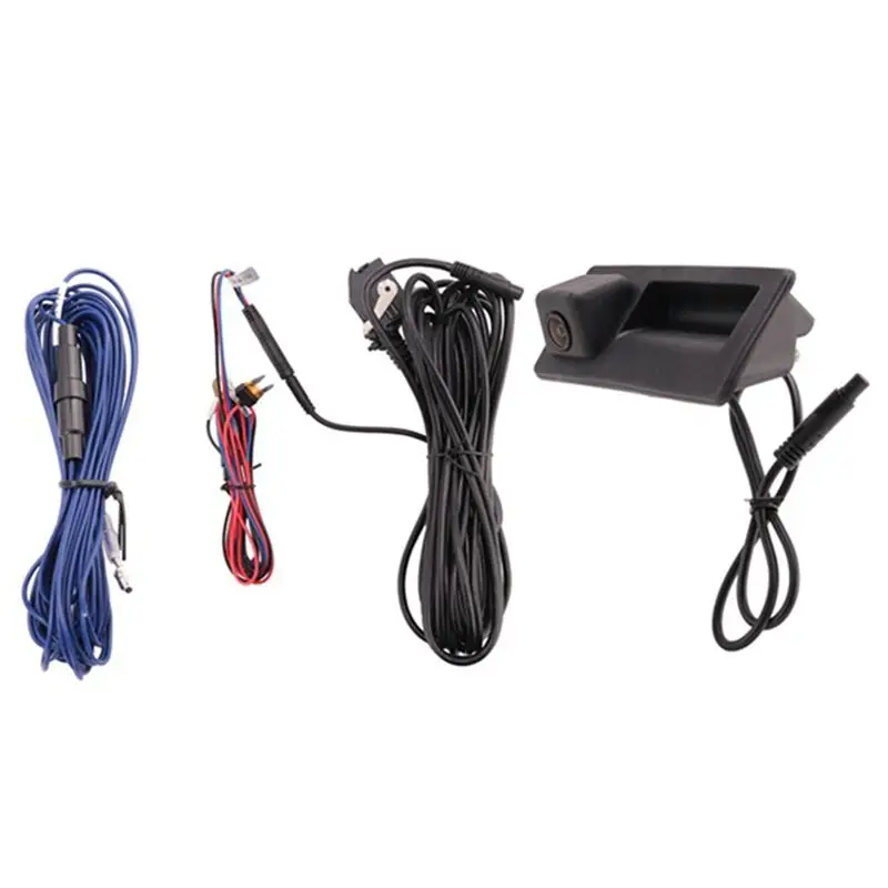 Latest For VW Jetta MK5 5 MK6 VI Tiguan Passat B7 RNS510 RNS315 RCD510 Radio RGB Rearview Camera With Trunk Switch