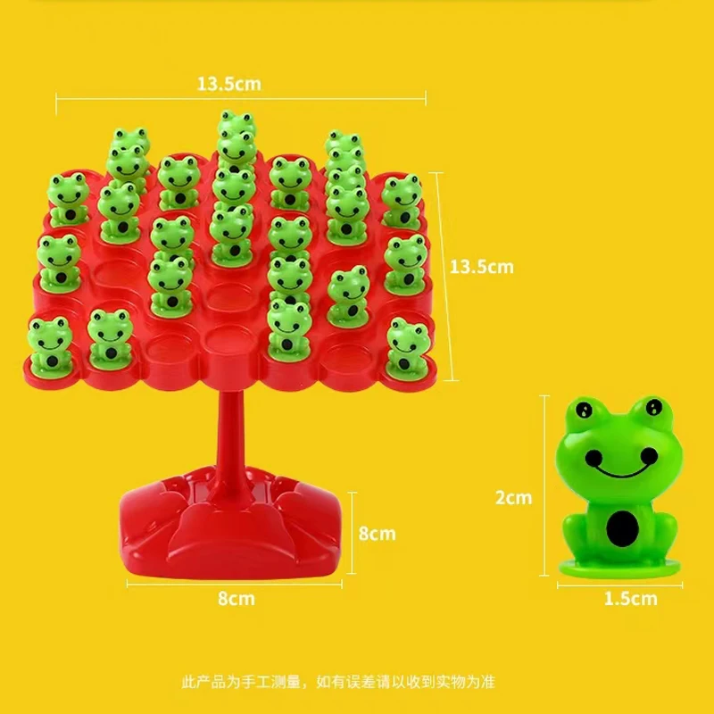 Math Toy Frog Balance Tree DIY Educational Leisure Tabletop Shape Animal Kids Interaction Parent-child Toy Game Montessori Gift