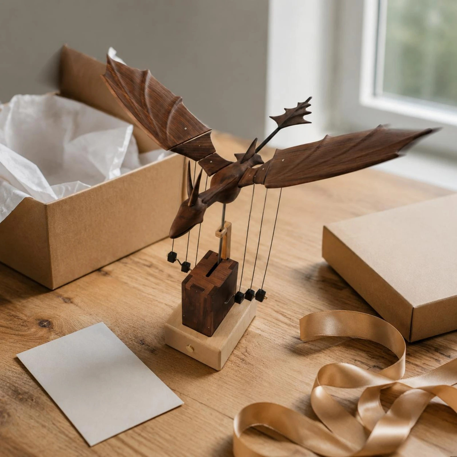 Estátua de Dragão de Madeira A - Cubicle Shelf Organizer avaliação e preço