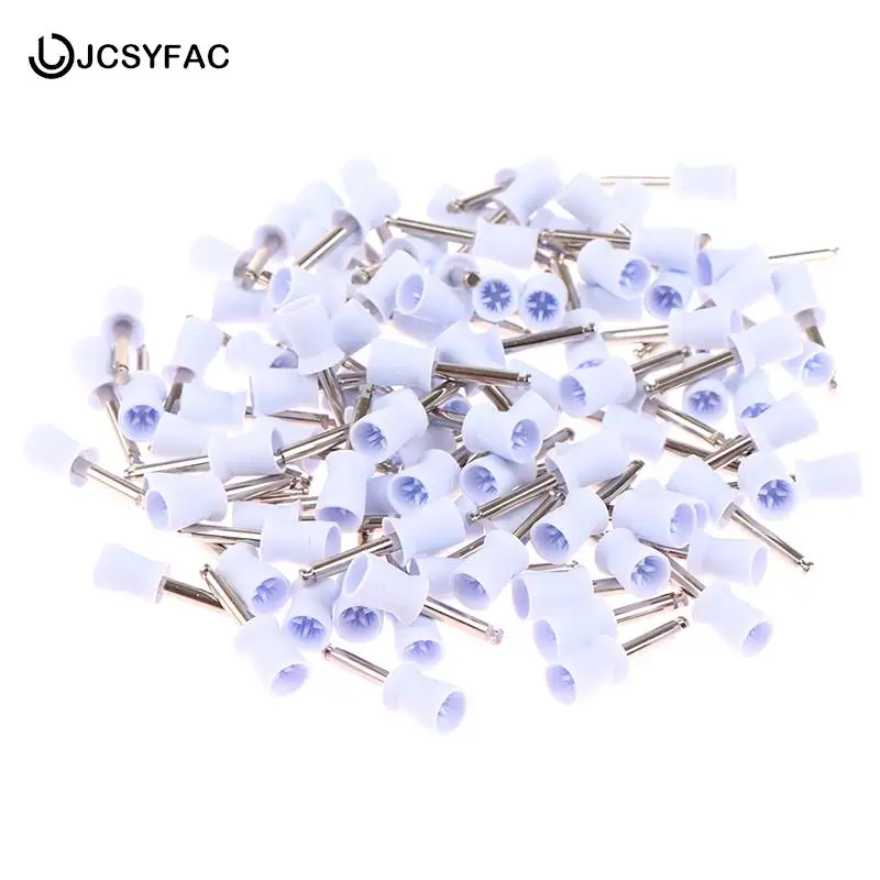 

100pcs/box Latch Type Rubber Tooth Polish Polishing Brush Prophy Cup Oral Hygiene Dental Polishing Cup For Low Speed Handpiece