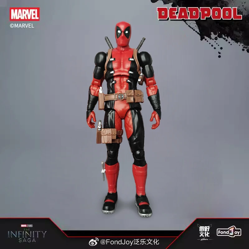 15cm Fondjoy Deadpool Joints Movable 1/12 Assembled Toy Model Marvel Anti Heroes Anime Figure Table Ornament Children's Toy Gift