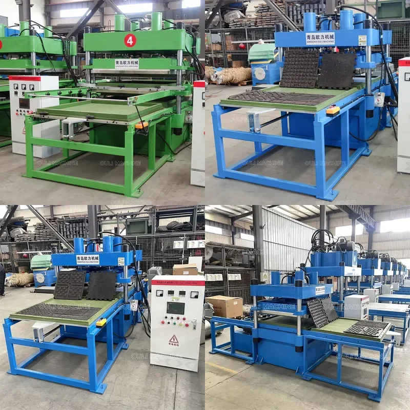 2026 CE Hydraulic Rubber Mat Tile Making Machine / Rubber Floor Tile Machine
