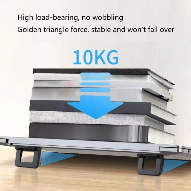

2Pcs Portable Foldable Laptop Support Stand Invisible Cooling Stand Adjustable