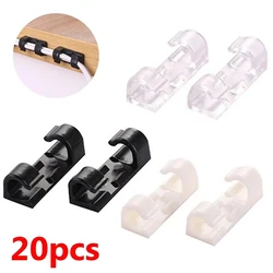 Cable Clips Organizer Drop Wire Winder Holder Earphone Mouse Cord Clip Protector USB Cable Management Clip Wire Manager For Home