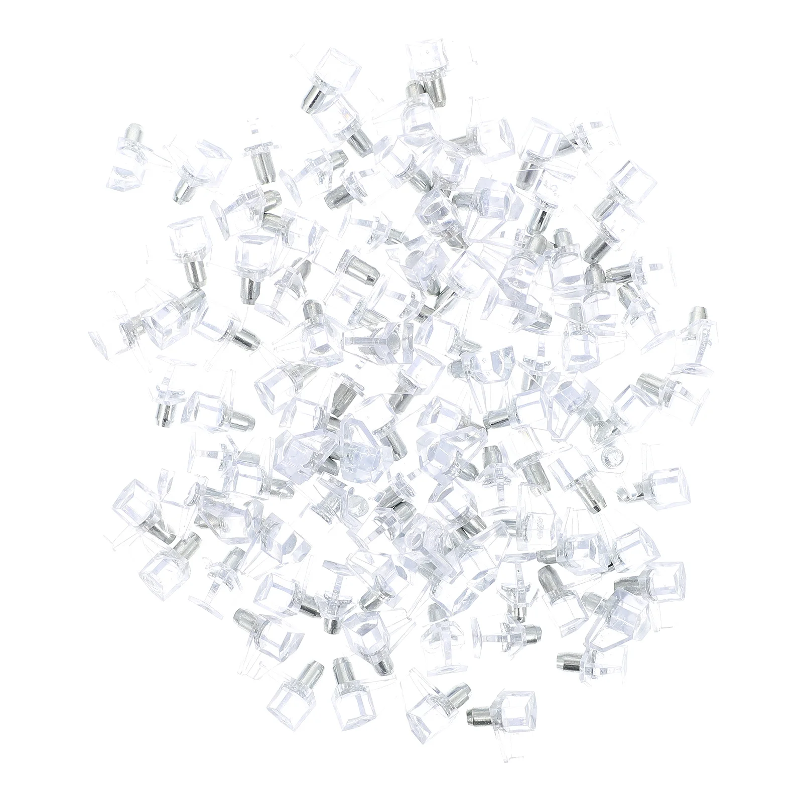 

100Pcs Shelf Support Pegs Premium Mounting Brackets for Cabinets Closets Bookcases Glass Shelves Furniture Shelf Support Pegs