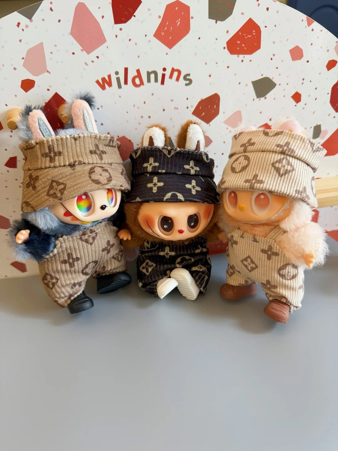 

for 17cm Labubu Doll Clothes Fashion Clothes Hoodies Doll Clothes Color Match Hoodies Dolls Accessories