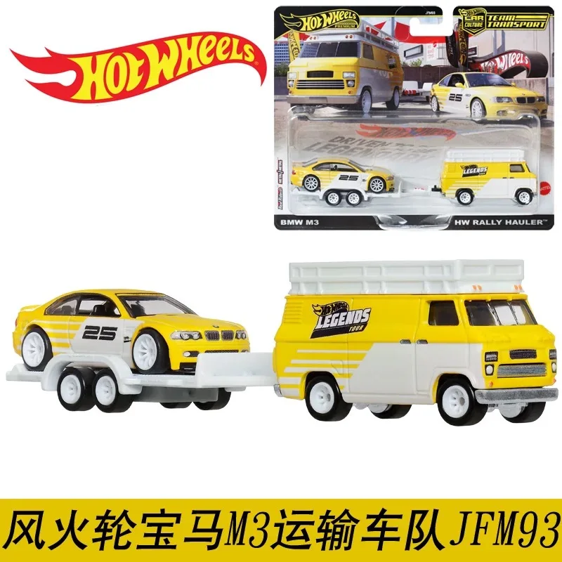 

Hot Wheels Cars JFM93 BMW M3 HW RALLY HAULER 1:64 Diecast Vehicle Model Cars Toys Boys Gift