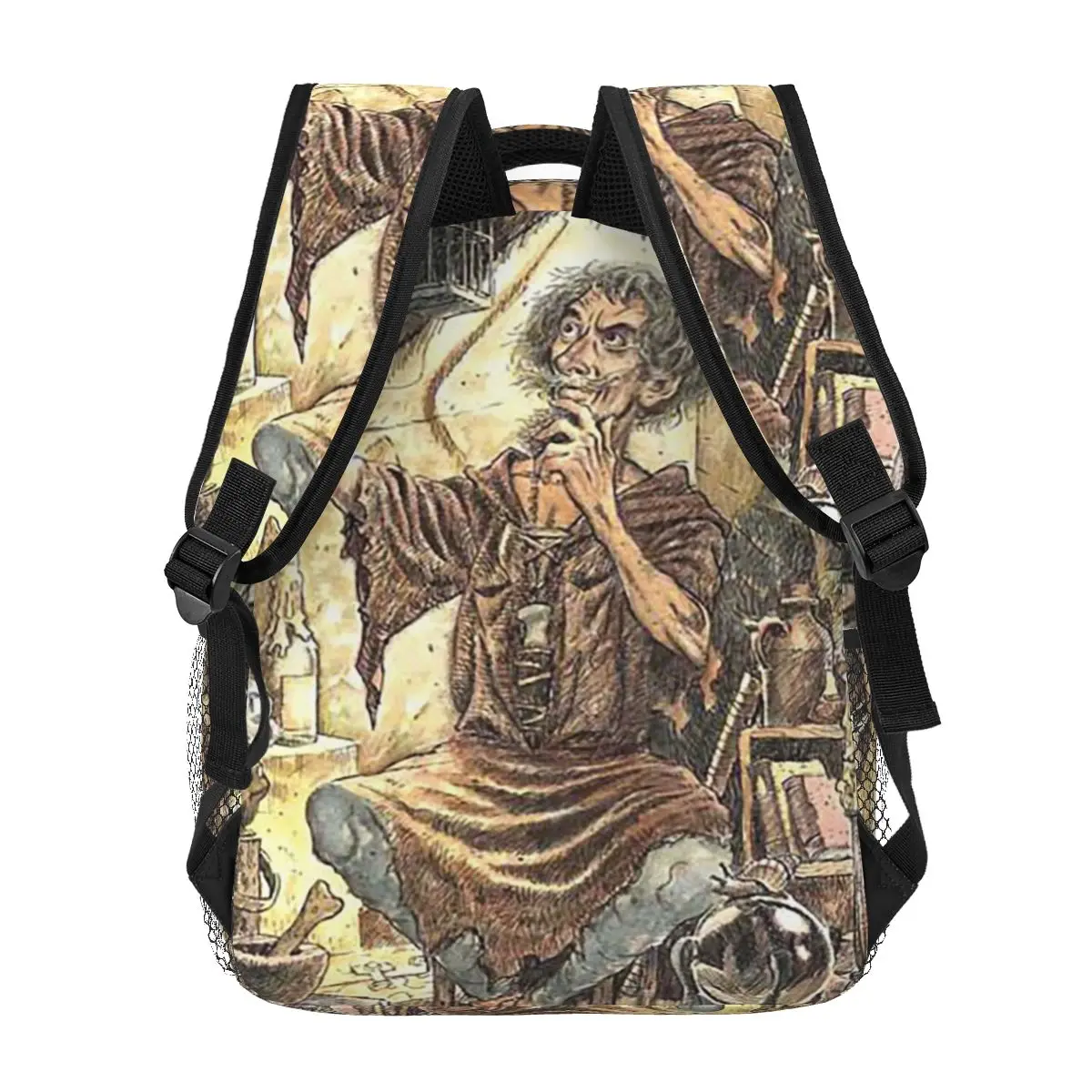 حقائب ظهر Catweazle للأولاد والبنات حقيبة كتب للطلاب حقائب مدرسية كارتونية للأطفال حقيبة كتف بسعة كبيرة