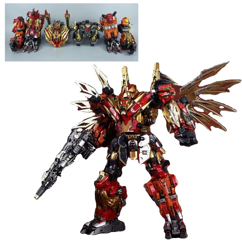 

CANG-TOYS CY-MINI01-06 Small Scale CT-01B Bull Lion Thunder Ape Rhinoceros Predating Little Chiyou God of War Combination Mech