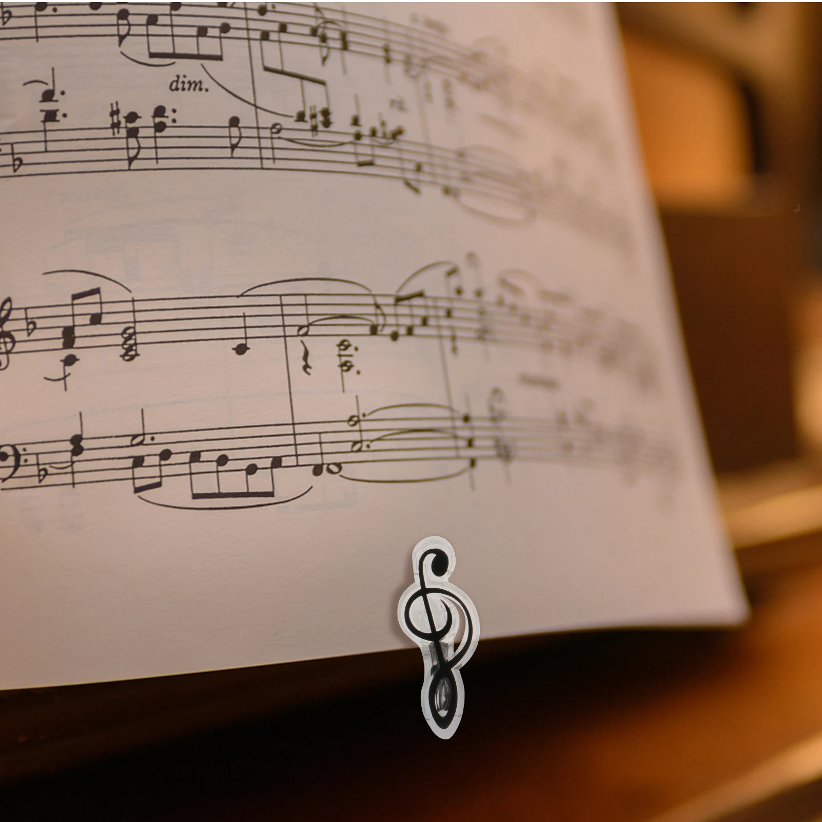 

Stationary Piano Score Clip Stationery Holder Sheet Music Decorative Clips Assorted