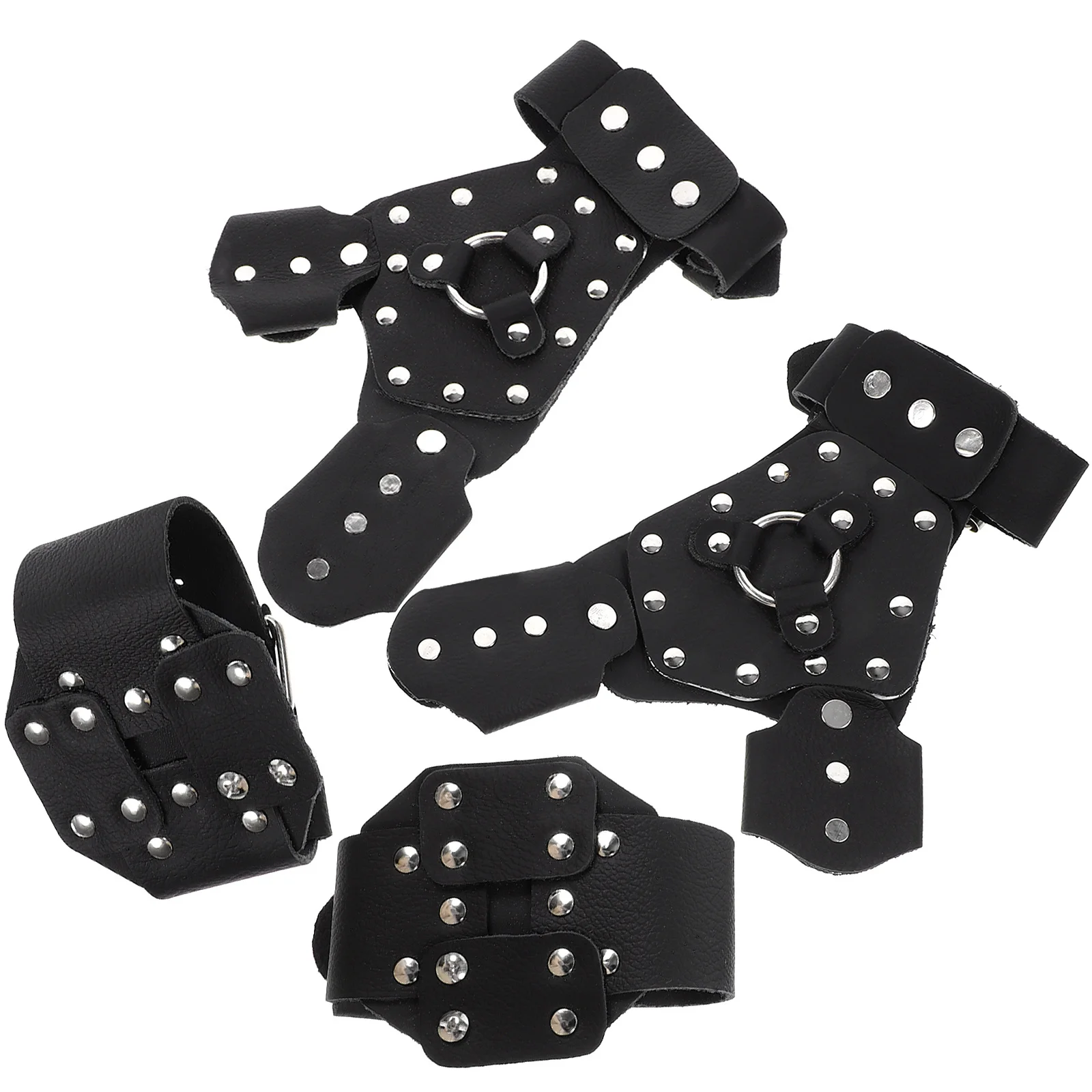 

2Pair Bowfishing Wristband Strong Metal Buckle Built-in Steel Plate Smooth Skin Contact Comfortable Fit Secure Hold