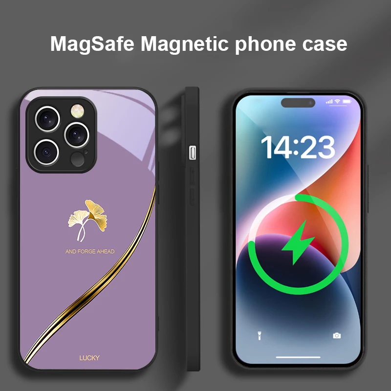 Рисунок 4 - Золотая фольга с листьями гинкго