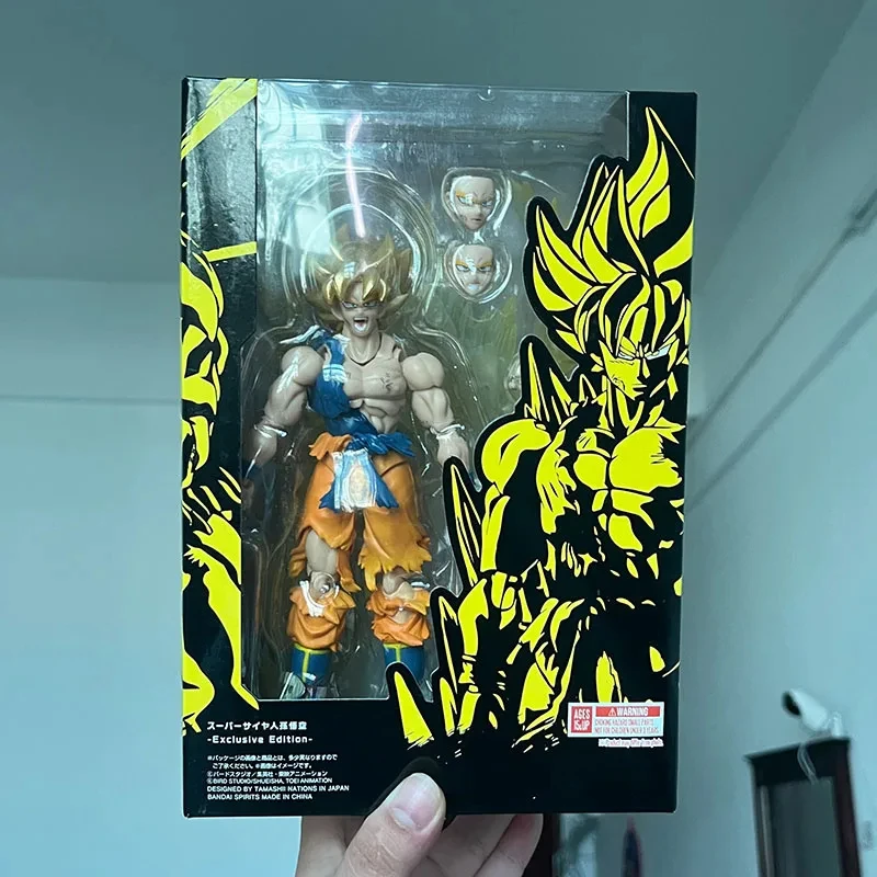 Anime Dragon Ball Z Son Goku Figures SHF S.H.Figuarts Goku War Damage Super Saiya Action Figurines Model Toys Gifts Custom