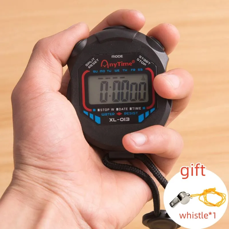 Waterproof Chronometer Handheld Pocket Stopwatch Professional Digital Sport Stopwatch LCD Timer Stop Watch Timer