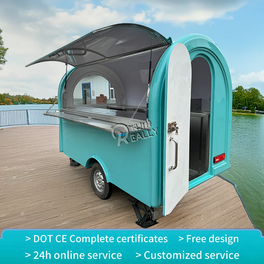 كشك القهوة المطبخ المحمول مخصص مجهزة بالكامل شاحنة الوجبات السريعة فان وجبة خفيفة عربة البيتزا مقطورة الغذاء مع عجلات للبيع